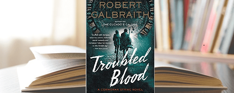 troubled blood by robert galbraith book cover